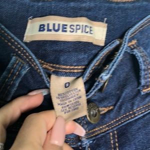 blue spice padded jeans